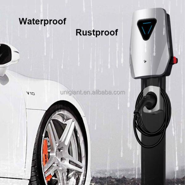 Steel Pillar Stand Column for EV Charger Easy Installation and Support Wholesal