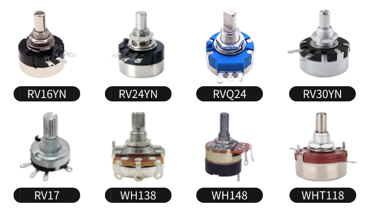 WTH118-2W 100k Dual Gang Potentiometer с переключателем углеродного линейного переменного вращения