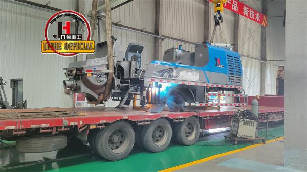 JIUHE Oficial HBC10018K caminhão montado bomba de linha de concreto para venda