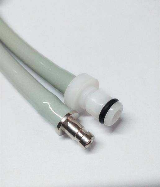 GE Ohmenda Datex Nibp Cuff Connectors 2 Grey Tube And Plastic Connectors
