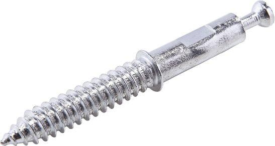 Yellow Galvanized Finished Furniture Nuts And Bolts Double Head For Connecting Screw