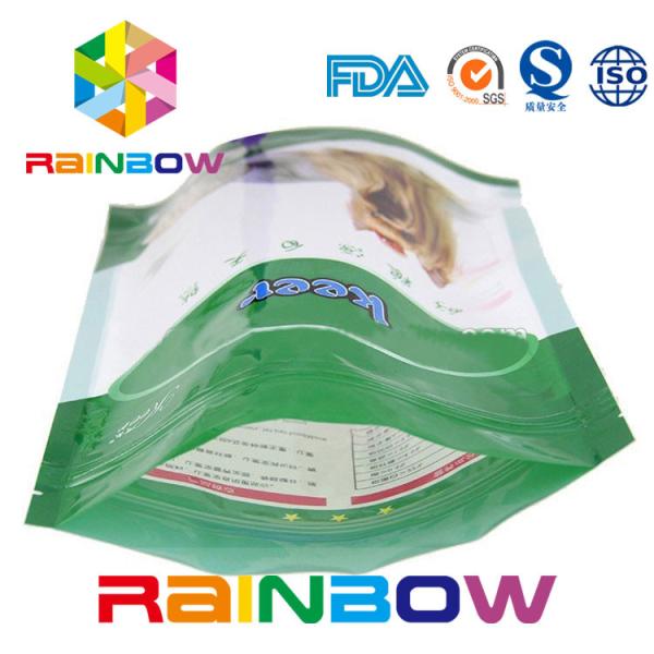 Foil levantam-se o malote dos alimentos para animais de estimação com zíper, deleites plásticos do cão 500g que empacotam o saco
