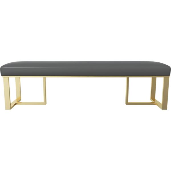 Living Room Furniture Golden Design Sofa Stool and Velvet Ottoman Bench in 1800*1800*2000