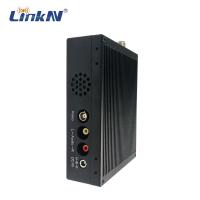 Criptografia video DC-12V do AMIGO 300-2700MHz AES do poder CVBS NTSC do transmissor COFDM 1W do robô áspero do EOD