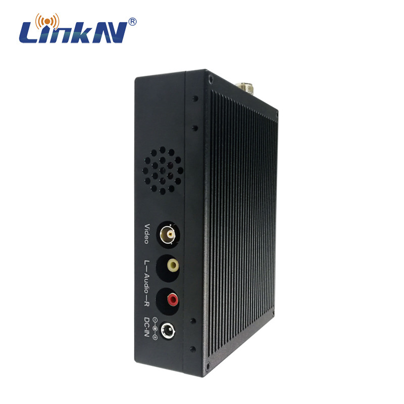 Шифрование DC-12V PAL 300-2700MHz AES силы CVBS NTSC передатчика COFDM 1W изрезанного робота EOD видео-