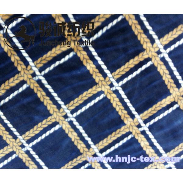 100% Polyester Double Sides Printed Flannel Blanket Fabric Coral Fleece for apparel/bed