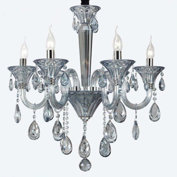 Purple chandelier K9 crystal for Living room Bedroom Lamp (WH-CY-83)