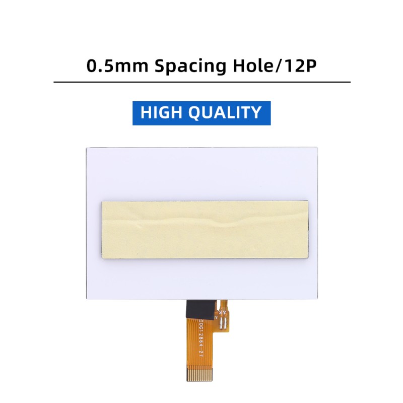 COG12864-27 Blue Film Fstn Material Ffc Module ST7567A 12 PIN COG Matrix LCD Screen