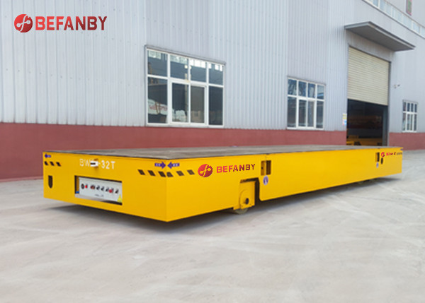 Heavy Duty Trackless Transfer Flat Car For Precast Production Line