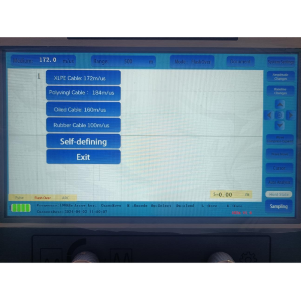 Automatic Analysis TDR Cable Fault Locator Minimum Resolution 0.10 M