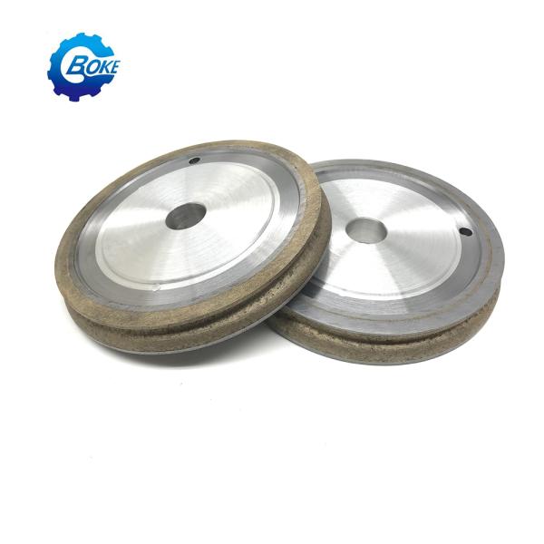 Boke Mejor profesional de vidrio convexo Beveling moler rueda de diamante para el borde del vidrio