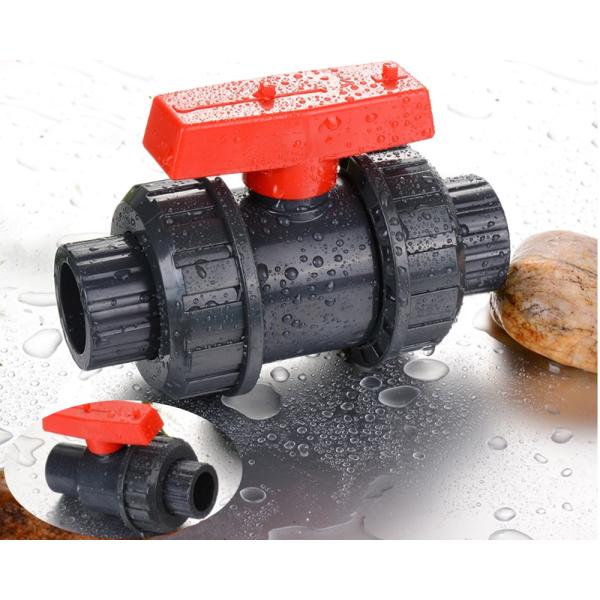 Прозрачные PVC True/Single Ball Valves с EPDM резиновым PVC шаром