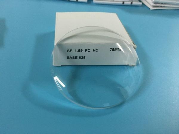 Optical Polycarbonate Lens Blanks 65/70MM Diameter 1.59 Index Hard Coated