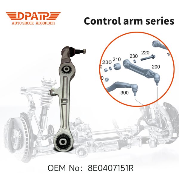Front Lower Control Arms 8E0407151R 8E0407151N for Audi Track Suspension Arms A4 B6 B7