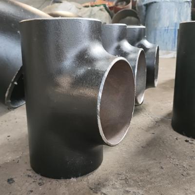 Pièce en t de tuyau sans couture de Sch80 DST A53 mais acier au carbone soudé de garnitures de tuyau d'A234 WPB