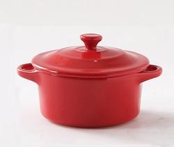 Mini Stoneware Ceramic Oven Bowl Pot For Creme Brulee Cake Oven