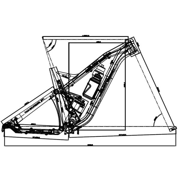 Aluminum Full Suspension Bike Frame 29er Enduro Mtb 148 X 12 Dropout