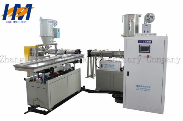 Single Screw Plastic Profile Extrusion Line , Plastic Profile Making Machine