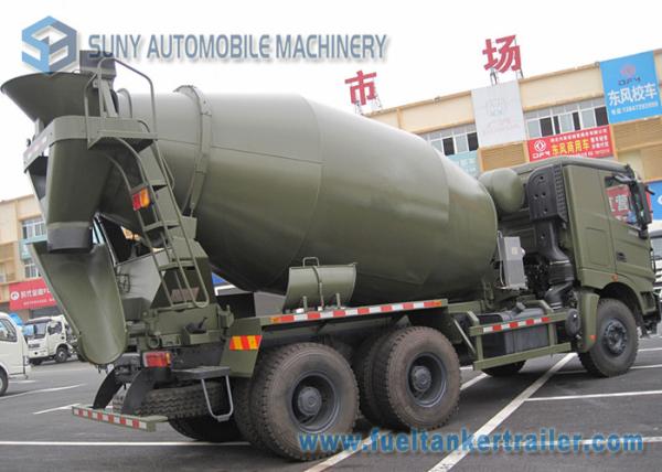 6X4 Beiben 5 M3 Military Concrete Mixer Truck With Mercedes Benz Technology