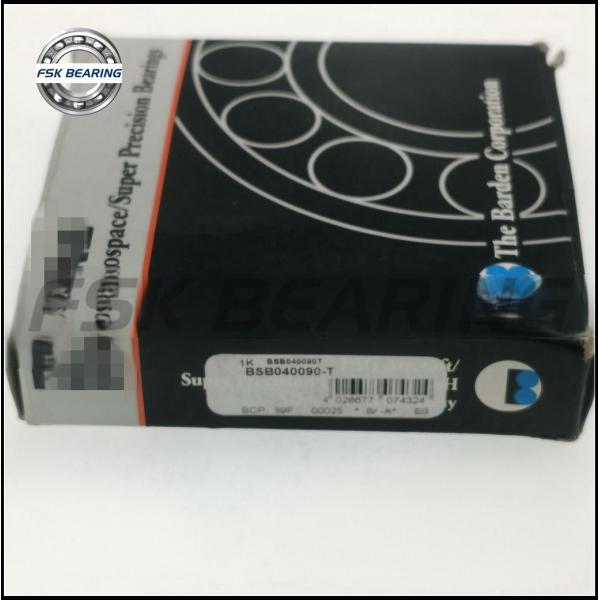 Single Direction BSB040090-T Axial Angular Contact Ball Bearing 40*90*20mm Plastic Molded Cage