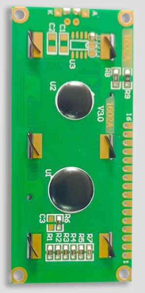 ISO16949 8x2 Character LCD Module Multipurpose 98x60x14.2mm Outline