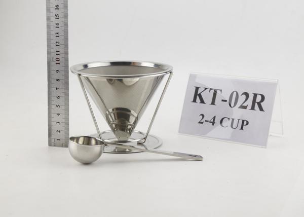 Stainless Steel Pour Over Coffee Maker Gift Set With Coffee Scoop