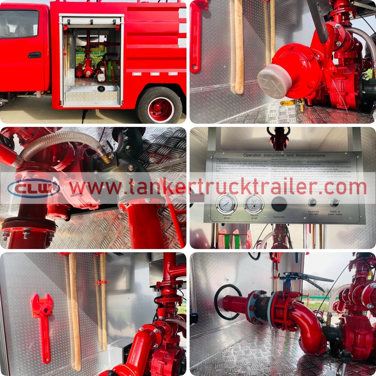 Foton 4x2 25000Liters Special-Shaped Fire Truck for Municipal Fire Protection