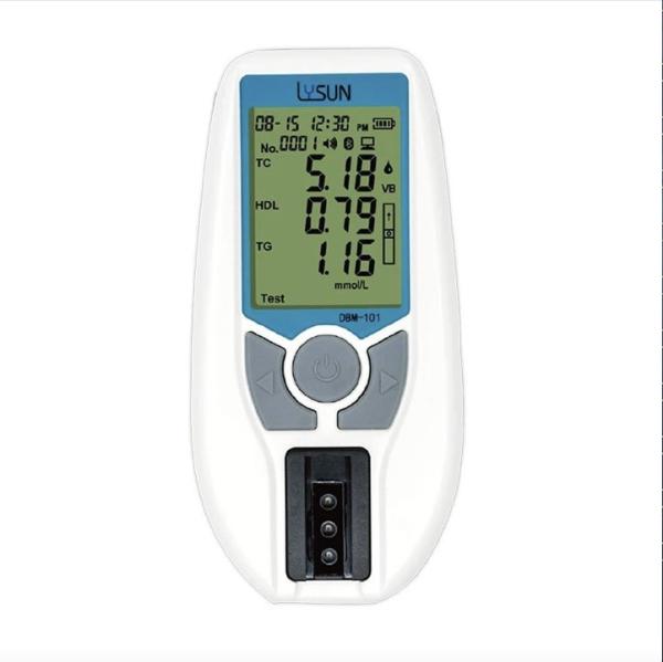 Lysun DBM-101 Rechargeable Blood Lipid Tester With Long Battery Life