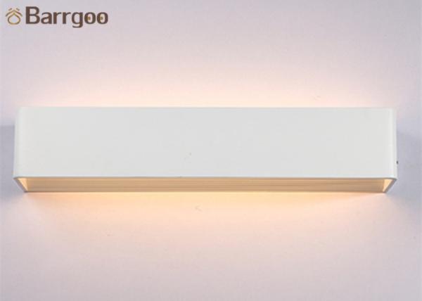 18 Watt White Long Barled Interior Wall Sconces Shine Up Or Down Low Brightness Decay