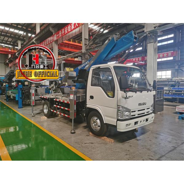 23м Китайская телескопическая суставная воздушная рабочая платформа Фабрика JIUHE Подъемная рабочая платформа 23м Кувшинный грузовик