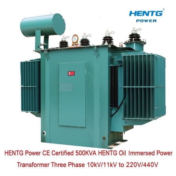 CE Certified 500KVA Oil Immersed Power Transformer with IEC60076 Standards 10kV/11kV to 220V/440V Dyn11 Vector Group