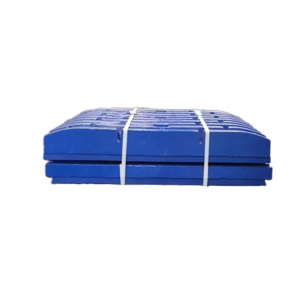 High Manganese Steel Fixed Jaw Plate for C106 Crushers Machinery Replacement Parts