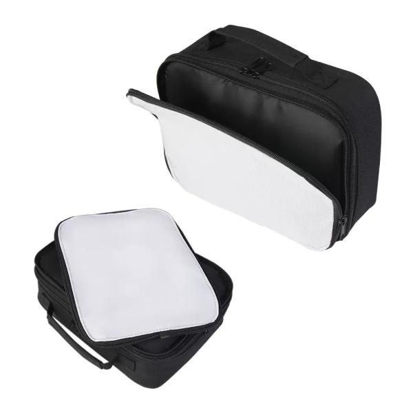 Blank Portable Thermal Sublimation Blank Lunch Bags For Camping School Travel Sport Custom Sublimation Picnic Bag