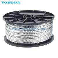 6 × 19 ((A) câble en acier galvanisé pour garde-corps routier avec câble de sécurité de haute résistance, résistant à la corrosion et durable