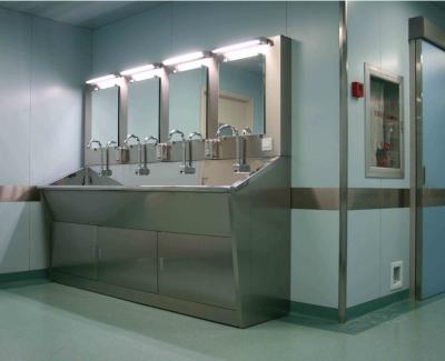 304 Hand Wash Medical Stainless Steel Sink 1.2mm Thick 900*1350*570