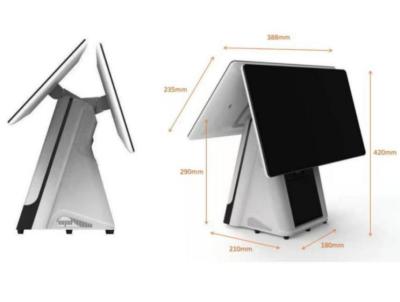 15.6 Inch Touch Screen POS Monitor , Restaurant Retail All In One POS Systems