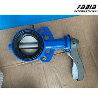 3 Inch Wafer WCB Manula Pneumatic Butterfly Valve High Sealing For Water Treatment Industry