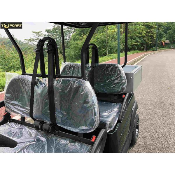 4 Seater Park Golf Cart Electric for Sightseeing , Utility Golf Car with Aluminium Cargo Box
