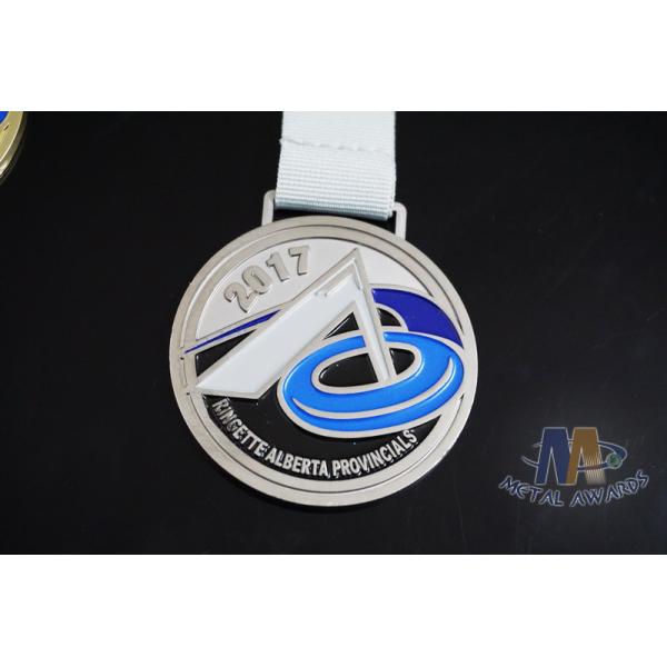 Commercial Die Cast Sports Award Medals , Custom Made Medallions Smooth Back