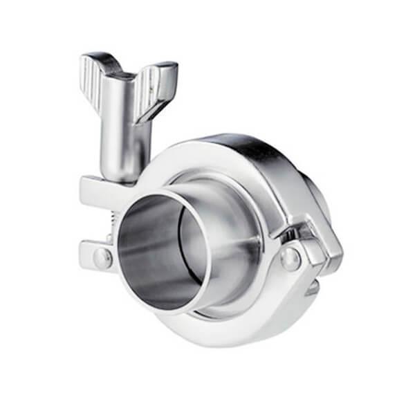 Short Type Stainless Steel Tri Clamp Fittings For Food Industries