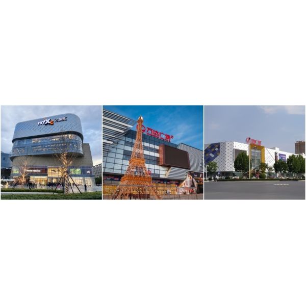 Eco Friendly Commercial Steel Structure Architecture Prefab Shopping Mall