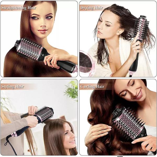 4in1 ar quente Ion Multifunctional Hair Dryer Brush 110-220V Multiscene
