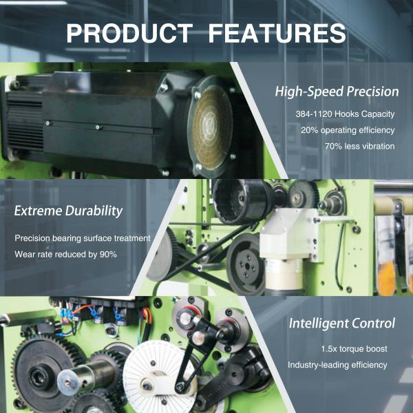 Intelligent Flat Computerized Shuttleless Webbing Loom for Underwear Jacquard Elastic