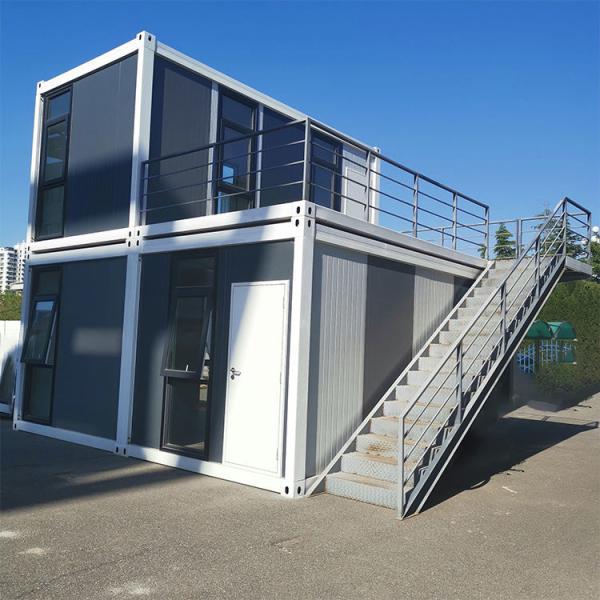 Casa de 2 quartos em contêiner à prova de fogo