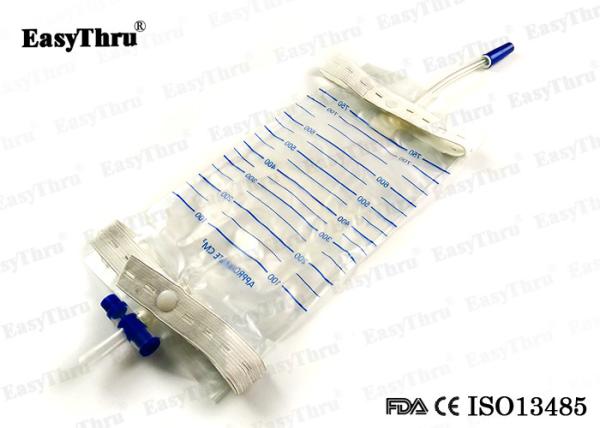 ISO13485 750ML Saco de cateter de urina, Sacos de pernas descartáveis para bebés