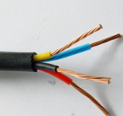 300/300V H03VV-F Cabo flexível 3c1.0mm2 Rvv