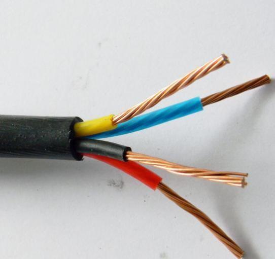 300/500V H05VV-F Cabo flexível 3c1.0mm2 Rvv