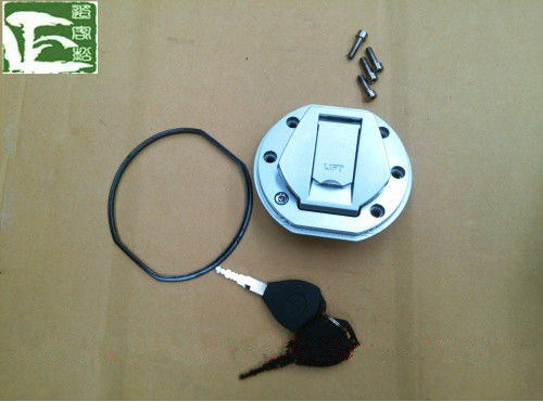 Motorcycle Oil Tank Zinc Alloy Cap Fuel Locking sets for Bajaj NS 200cc