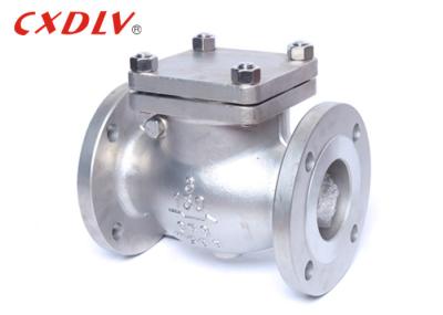 Tipo do balanço válvula da flange do ANSI H44 do retorno não 10 polegadas de aço inoxidável/aço carbono