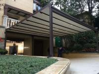 Alumínio Retrátil PVC Pergola Canopy, Retrátil Telhado Telhado Pergola Hotéis